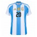 Argentina Alexis Mac Allister #20 Domaci Dres Copa America 2024 Kratak Rukav